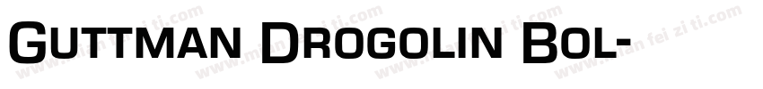 Guttman Drogolin Bol字体转换